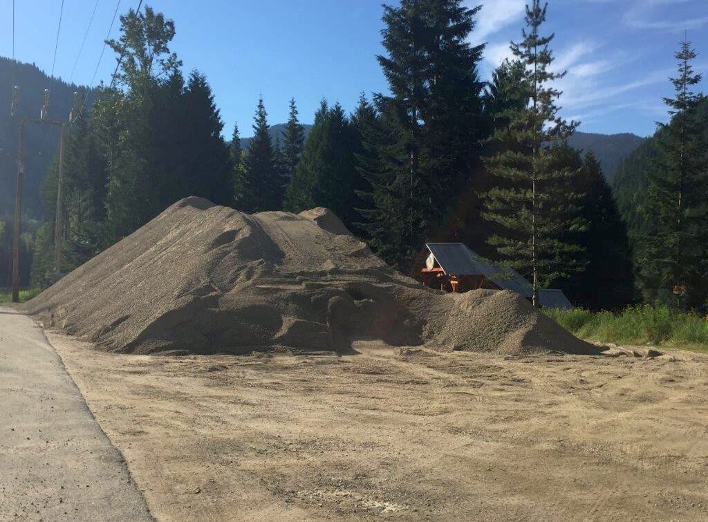 Gravel for Whitewater road reconstruction.